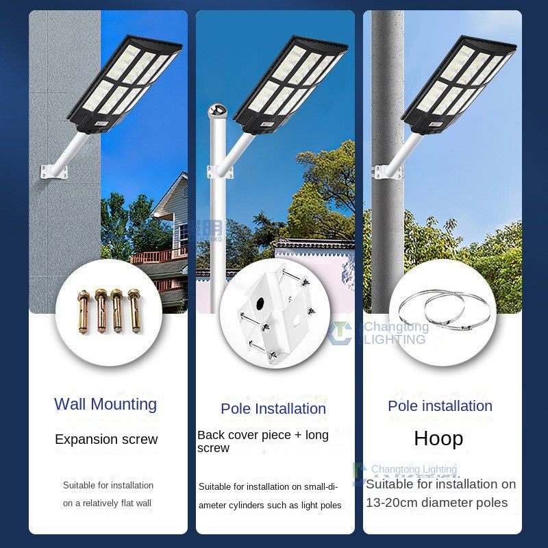 Integrated Solar Street Light IP65 Waterproof Smart Solar Lamp 1000W2000W3000WLED Street Light
