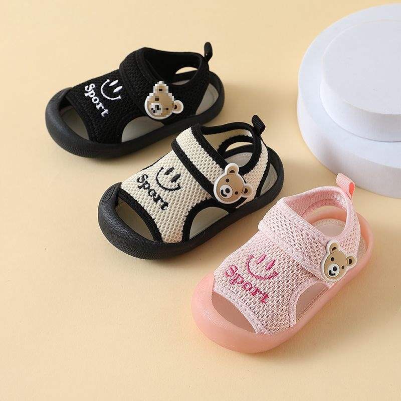 Toddler Shoes Boys Baby Sandals Summer Baby Shoes Soft Bottom0-3Spring and Autumn Girls' Shoes Breathable Anti-Fall Shoes