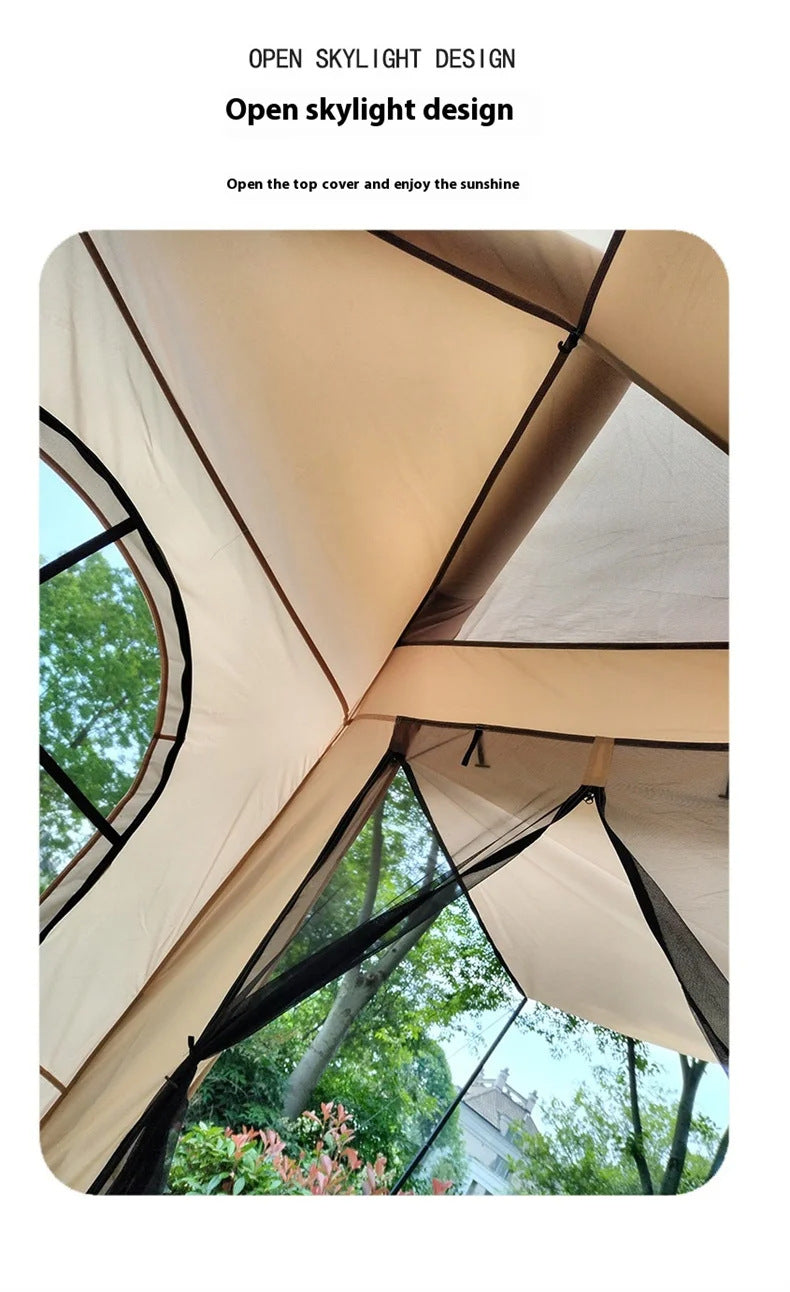 Outdoor Fully Automatic Inflatable Tent Camping Thickened Rainproof Portable Camping Equipment Oxford Cloth Tent