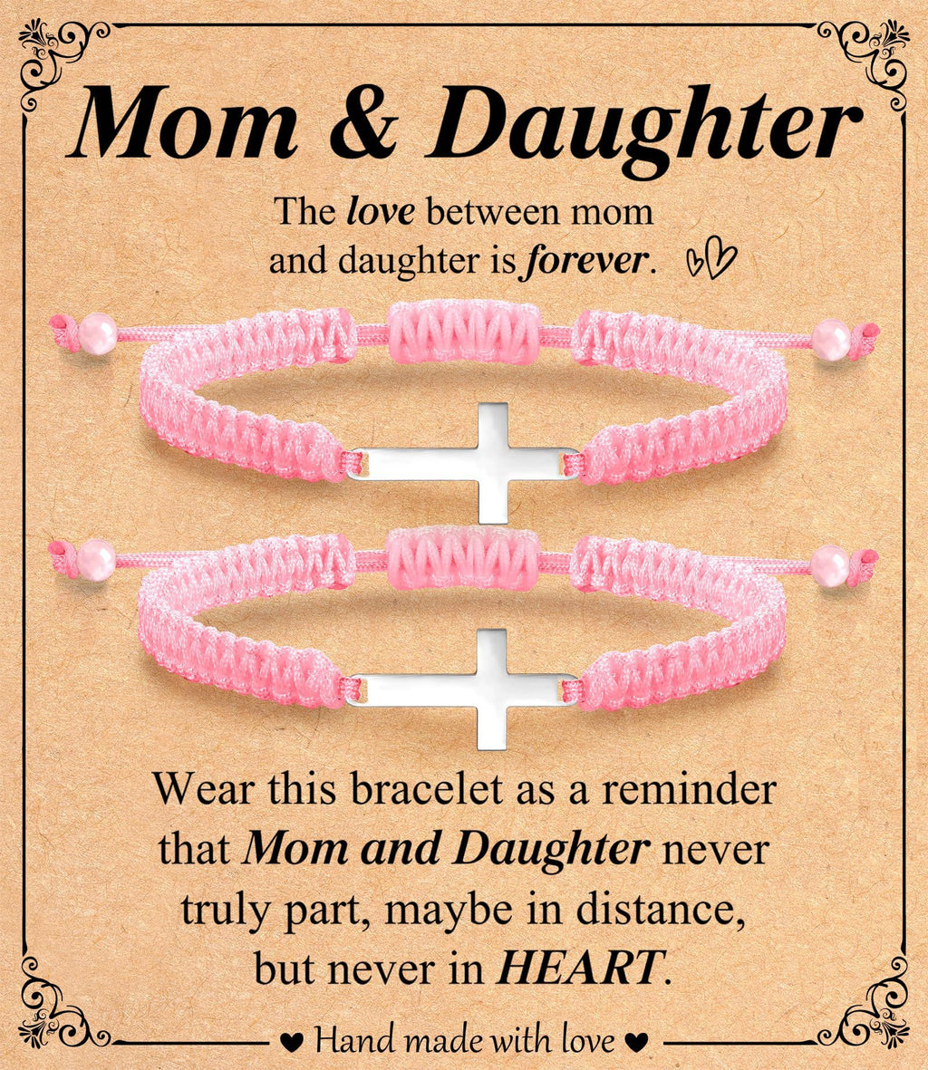 Braided Cross Bracelet Infinity Symbol Handmade Wrapped Bracelet Gift Heart Magnetic Adjustable Braided Bracelet