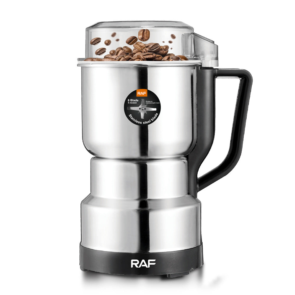 RAF EU Standard Household Lightweight Grinding Cup Portable Coffee Bean Grinder Electric Coffee Grinder Dry Grinder R.7132