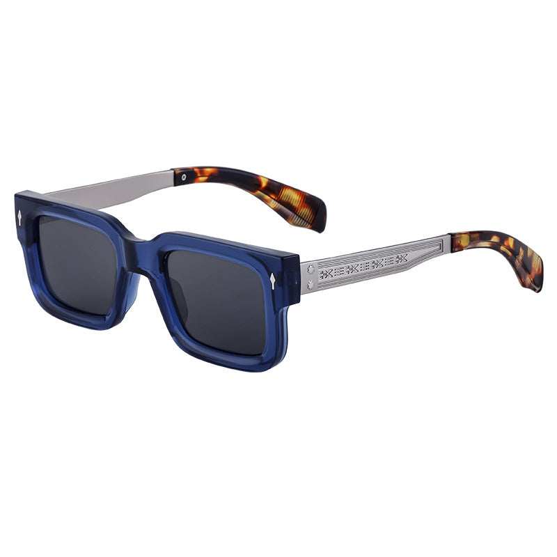 Retro Small Square Frame Men's Sunglasses Personality Street Style Sunglasses High-end Driving Glasses sunglasses