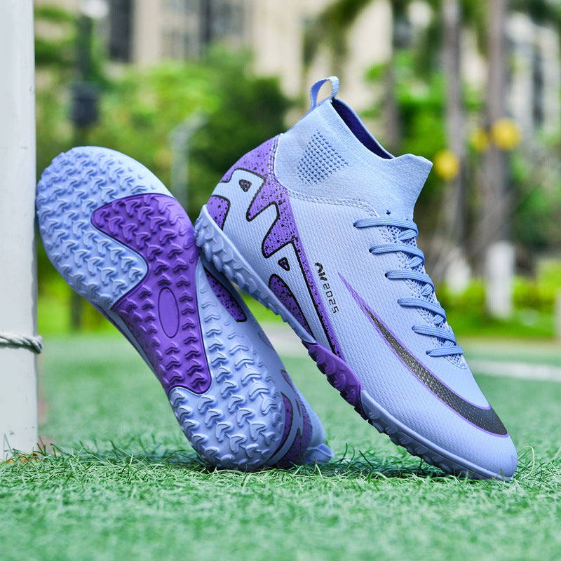 Assassin15Men's Football Shoes for Primary and Secondary School Students and Teenagers AG Spike tf Broken Nail Adult Competition Training Shoes