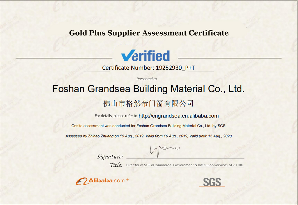 Luxury Design Interior Hotel square Shower Glass Aluminum Door