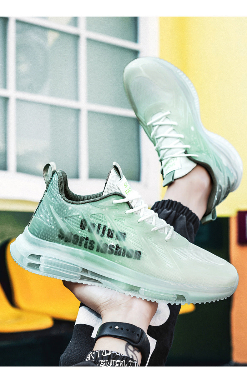 2025Summer New Fashion Luminous Trendy Shoes Casual Breathable Comfortable Men's Shoes Non-Slip Wear-Resistant Sports Running Shoes