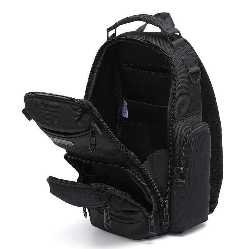 Trendy Men's Chest Bag Crossbody Bag Lightweight Multifunctional Waterproof Travel Portable Sling Bag Casual Men's Bag High-end Feel