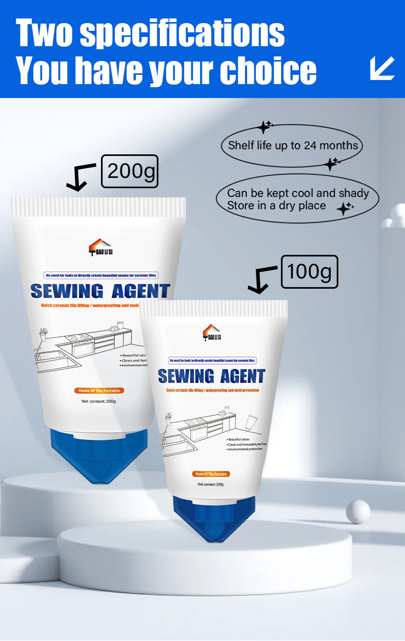 Tile Grout Sealer Floor Tile Kitchen Bathroom Anti-Mold Sealant Sink Toilet Glass Glue Magnetic Tile