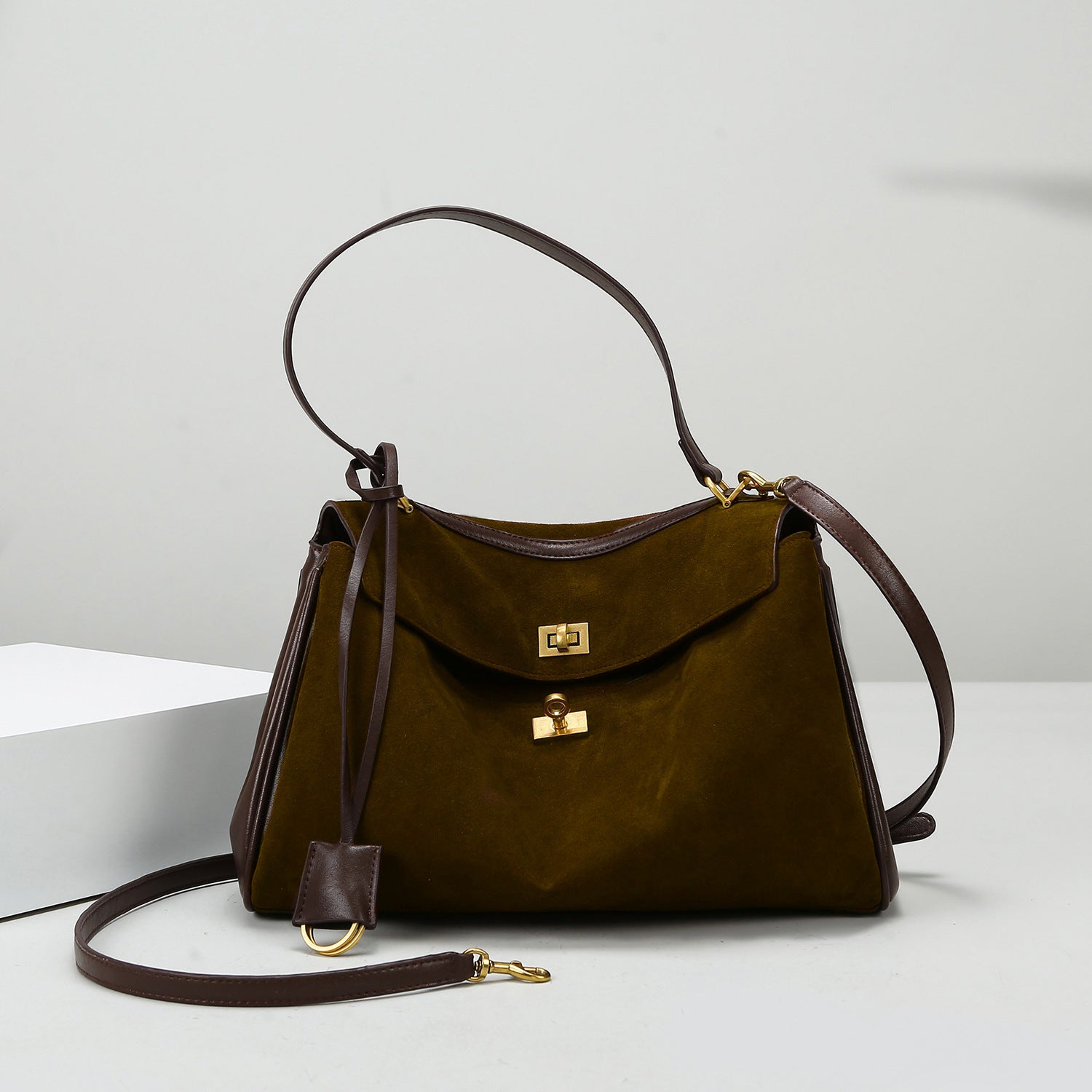 B Home Bag Women's New Bag Shoulder Bag Large Capacity Commuting Handbag High-end Fashion Tote Bag Women
