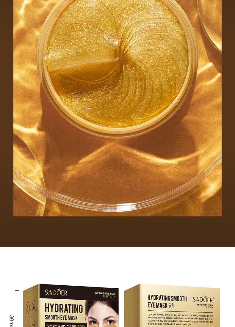 Eye Mask Box Set SADOER Hydrating and moisturizing eye care products Cross-Border Foreign Trade Live Wholesale