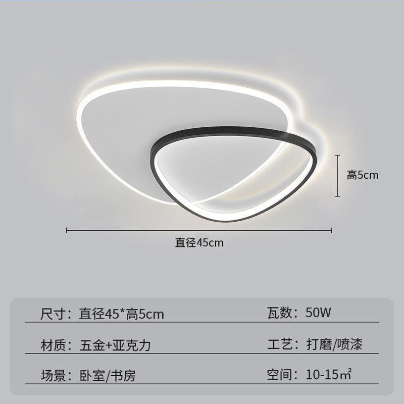 Lamp in the living room led Ceiling Light Modern Simple Elegant Main Light Three Rooms Two Halls Package Combination Lighting Zhongshan Lighting