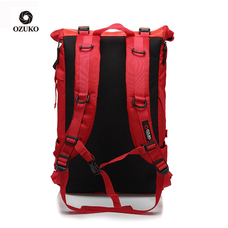 Trendy Brand Backpack for Men, College Student Bag, Oxford Cloth Laptop Backpack, Business Commuting Casual Men's Backpack
