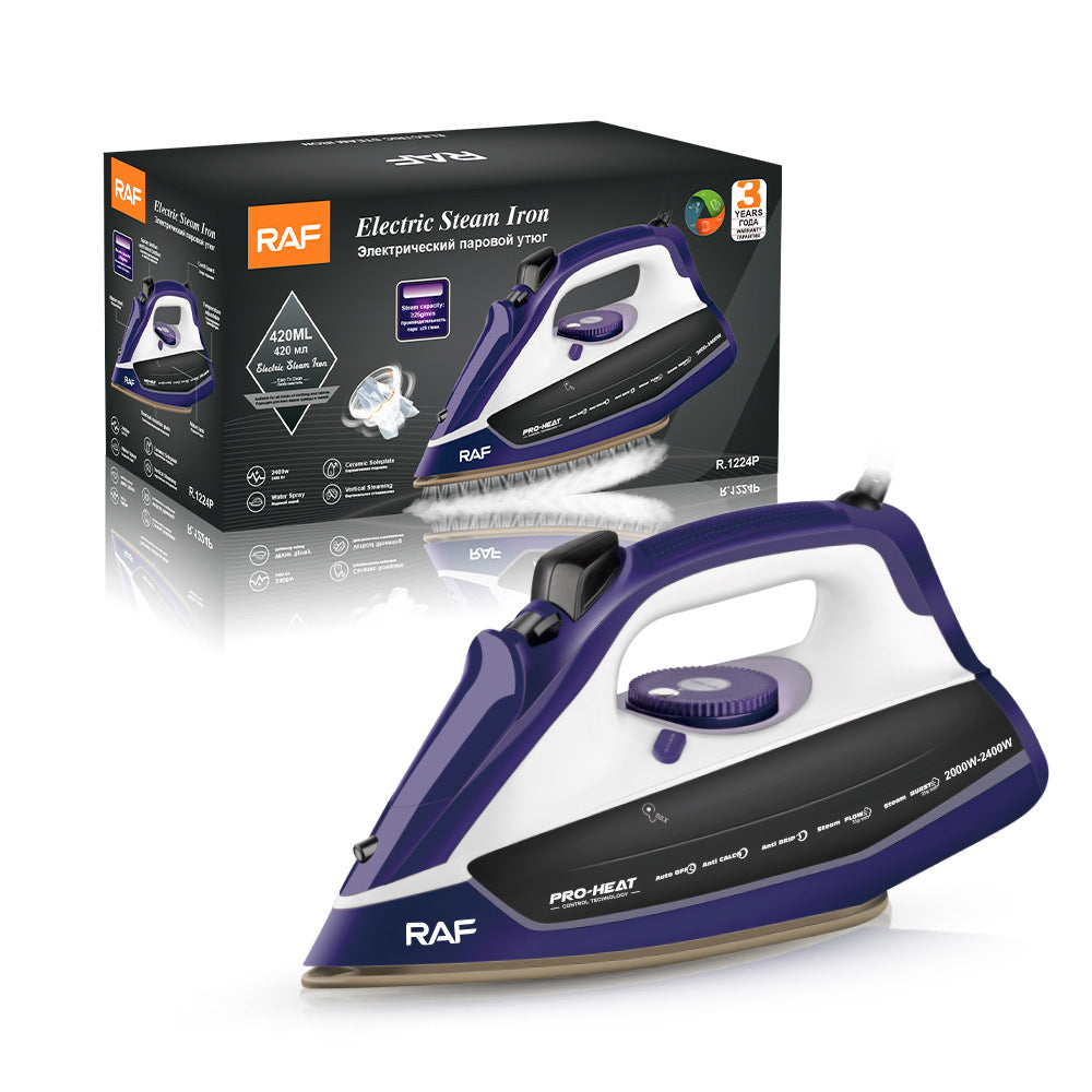 RAF EU Standard Handheld Electric Iron Household Small Portable Steam Iron Handheld Ironing Machine