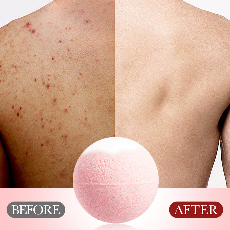 Rose Bath Salt Balls SADOER Deep Cleansing Body Universal Bath Ball Cross-Border Foreign Trade Wholesale