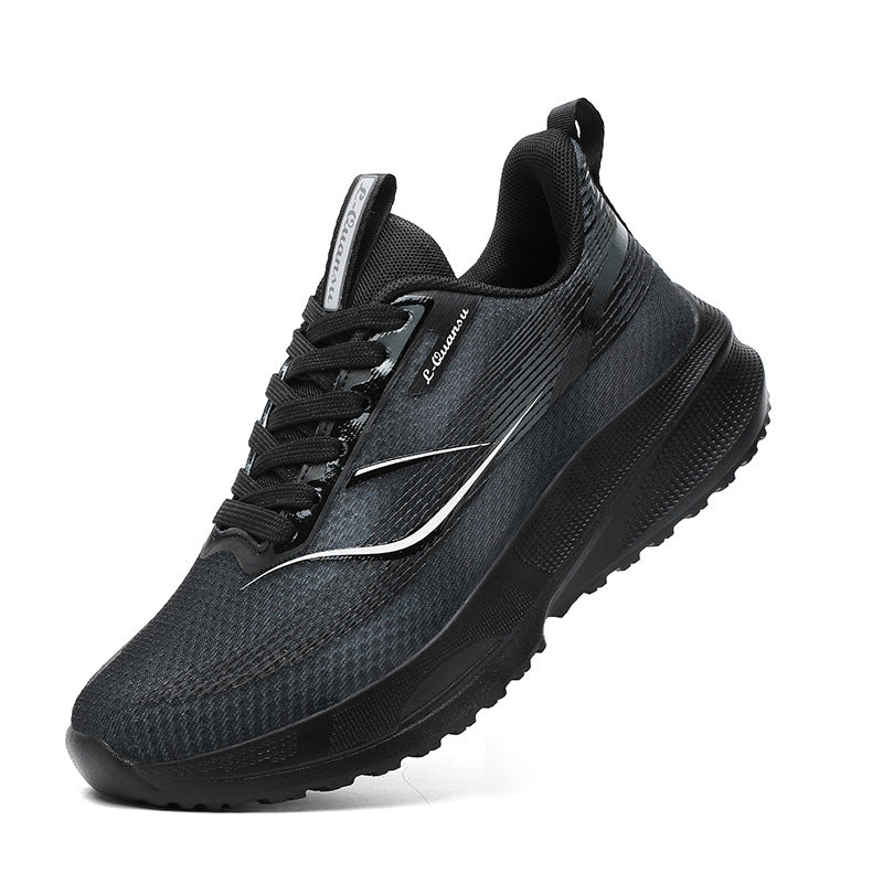 Autumn Women's Shock Absorption Lightweight Running Shoes Mesh Breathable Casual Shoes Non-Slip Popcorn Soft Sole Women's Breathable Comfortable