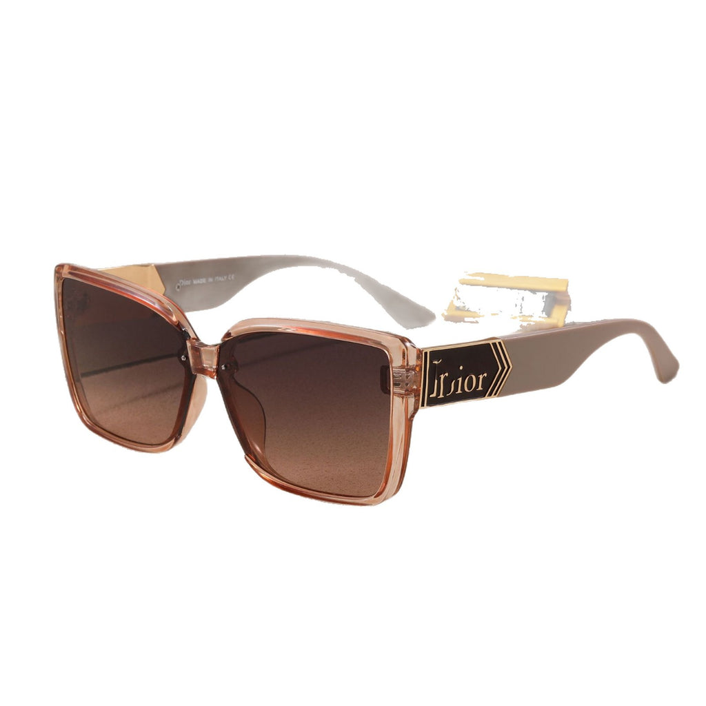 25New Brand High-End Fashion Sunglasses for Women, Versatile Square Frame Sunglasses for Men, Trendy Wholesale9660