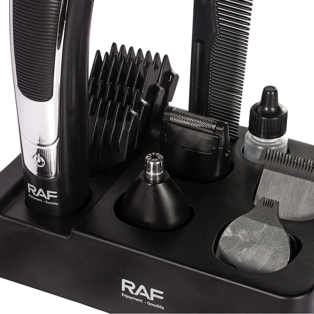 RAF European Standard Razor Men's daily necessities set rechargeable hair clipper razor usb R.4202