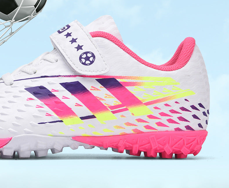 2025New Football Shoes for Men and Women, Medium and Large Children, Students, Long Spike Training Shoes, Youth Grass and Artificial Grass Field Sports