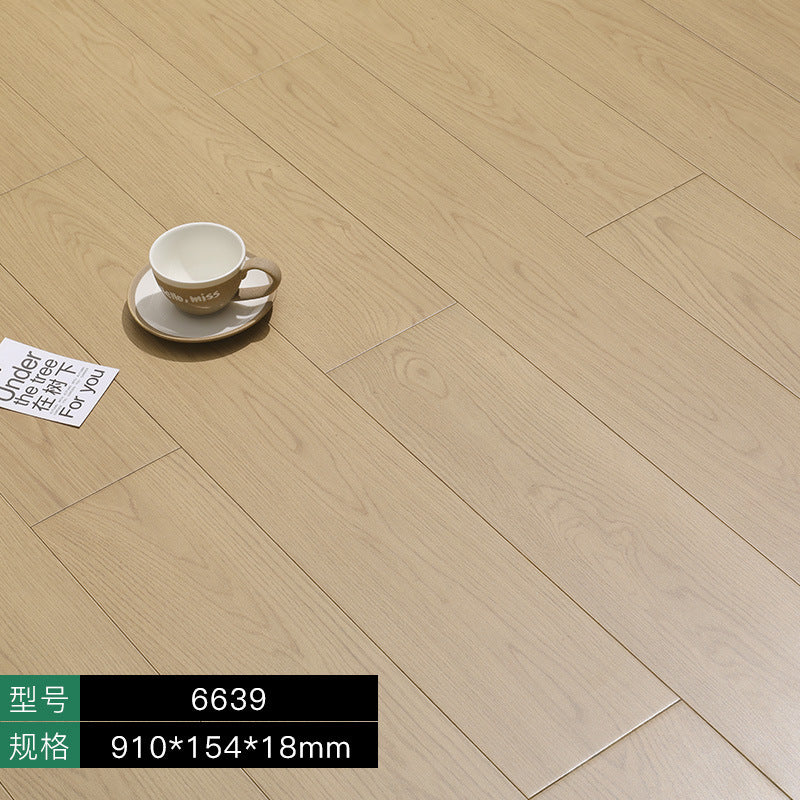 Modern Solid Wood Cream Style Oak Pure Solid Wood Floor Flat Buckle A Grade A Oak3D Flat metallic paint texture