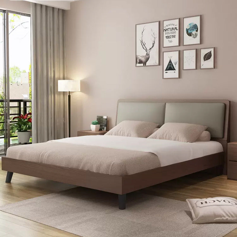 Modern Minimalist Air Pressure High Box Bed Nordic Tatami Bed Home Bedroom Master Double Storage Platform Bed