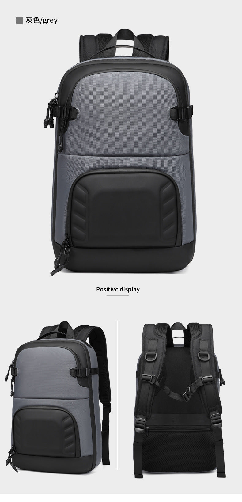 Business Backpack Computer School Bag for Men Students High Appearance Lightweight Waterproof Oxford Cloth Large Capacity Commuter Backpack