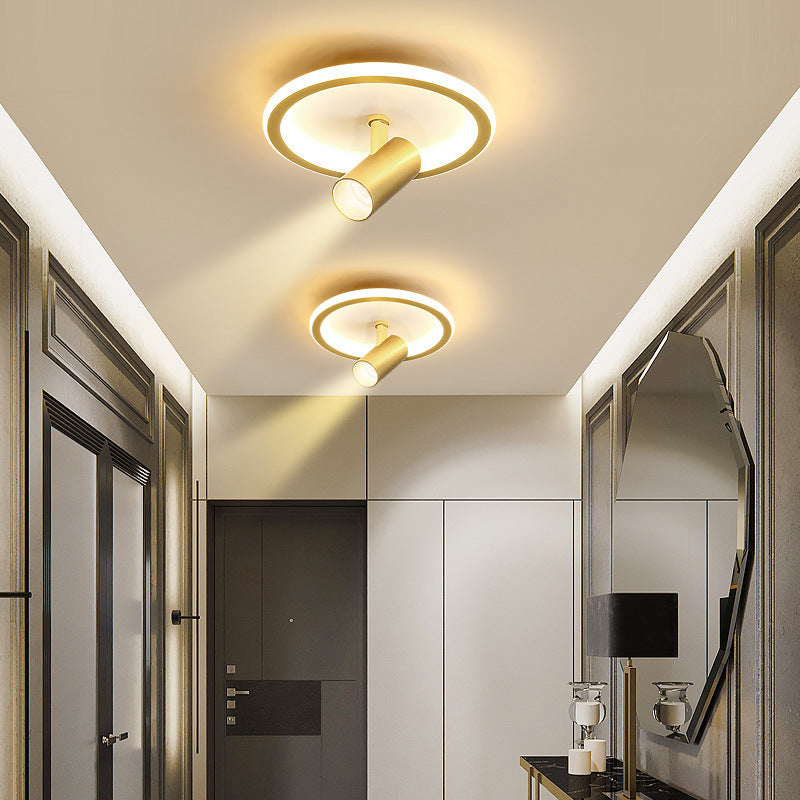 Aisle Light with Spotlight Corridor Light Entryway Staircase Cloakroom Balcony Light Luxury Internet Celebrity Ceiling Light led