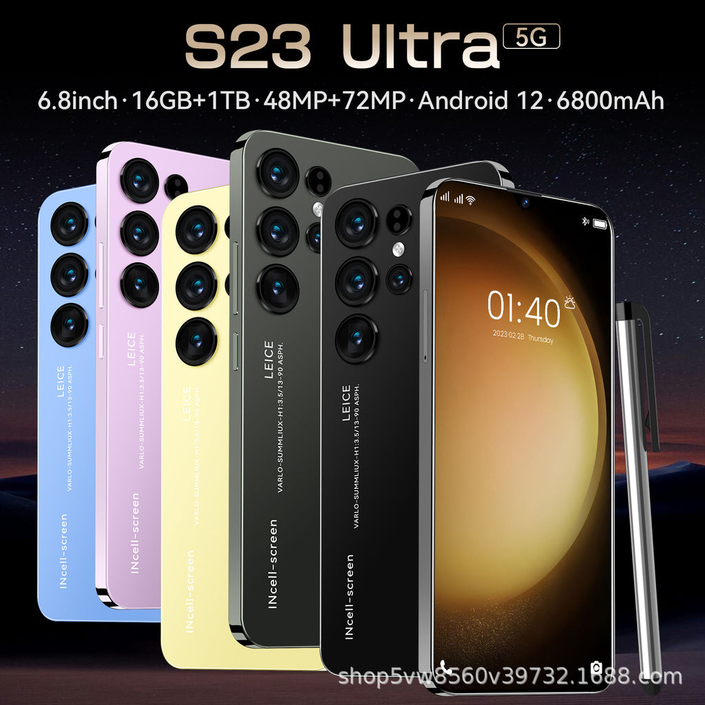 S23+Ultra Specially designed for mobile phones7.3Large Screen HD16+1T Large Memory Source Factory