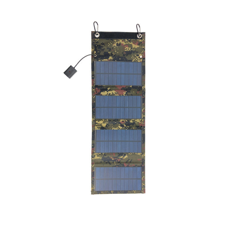 Exclusive Single Crystal 10W 5V Solar Panel Outdoor Portable Folding Bag for Travel Camping Emergency Charging