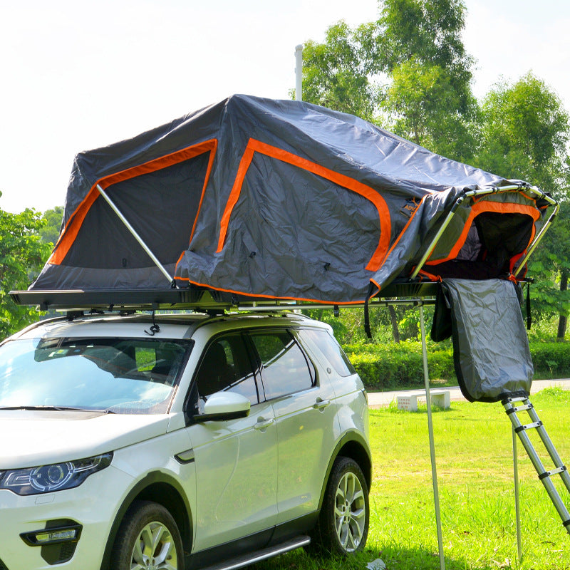 Soft Top Car Roof Tent3-4Fully Automatic Quick-Open Aluminum Alloy Car Tent Outdoor Foldable Camping Gear