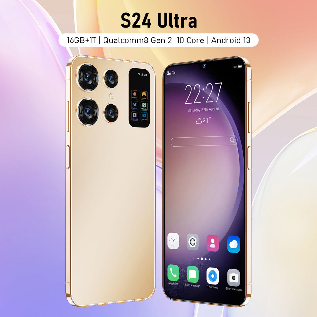 S24 AliExpress7.0Large Screen Smartphone16+1T All-in-one machine at low price(Popular)