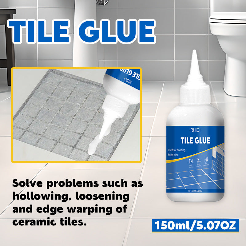 New Small Round Bottle Tile Adhesive for Wall and Floor Tiles, Cement Deformation Strong Bonding Agent, Void Penetration Repair Glue