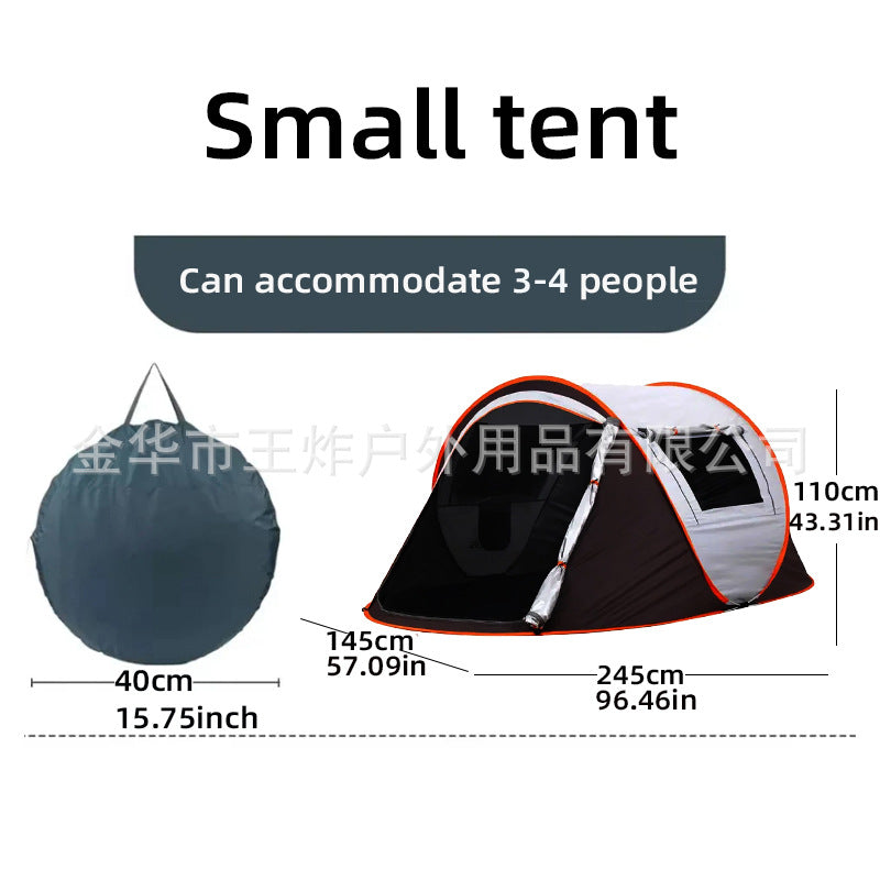 Fully Automatic Hand Throw Quick Open Tent Indoor Children's Tent Camping Windproof Rainproof Sunproof Tent