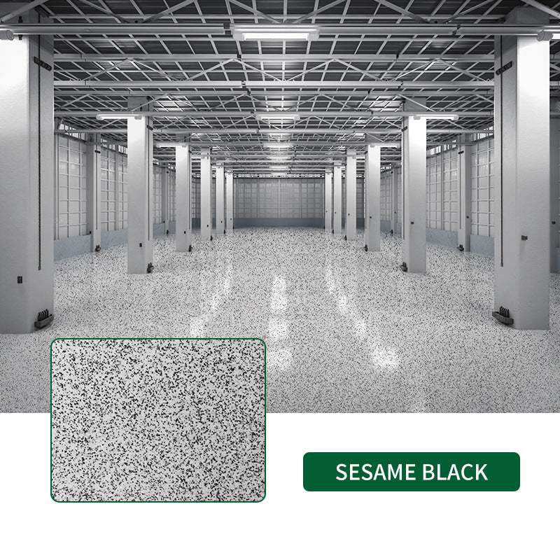 Qixia Epoxy Color Sand Floor Paint Cement Floor Paint Wear-resistant Imitation Marble Paint Self-leveling Floor Paint
