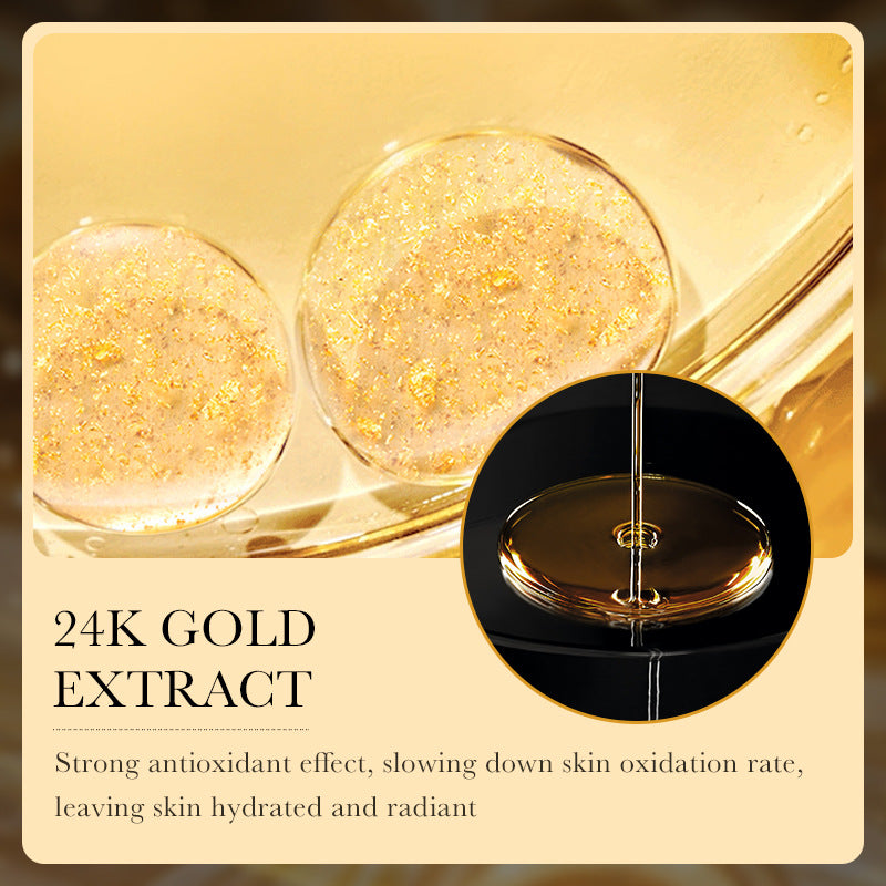 24k Gold Mask25g ZOZU Hyaluronic Acid Hydrating Moisturizing Tablets Cross-Border Wholesale