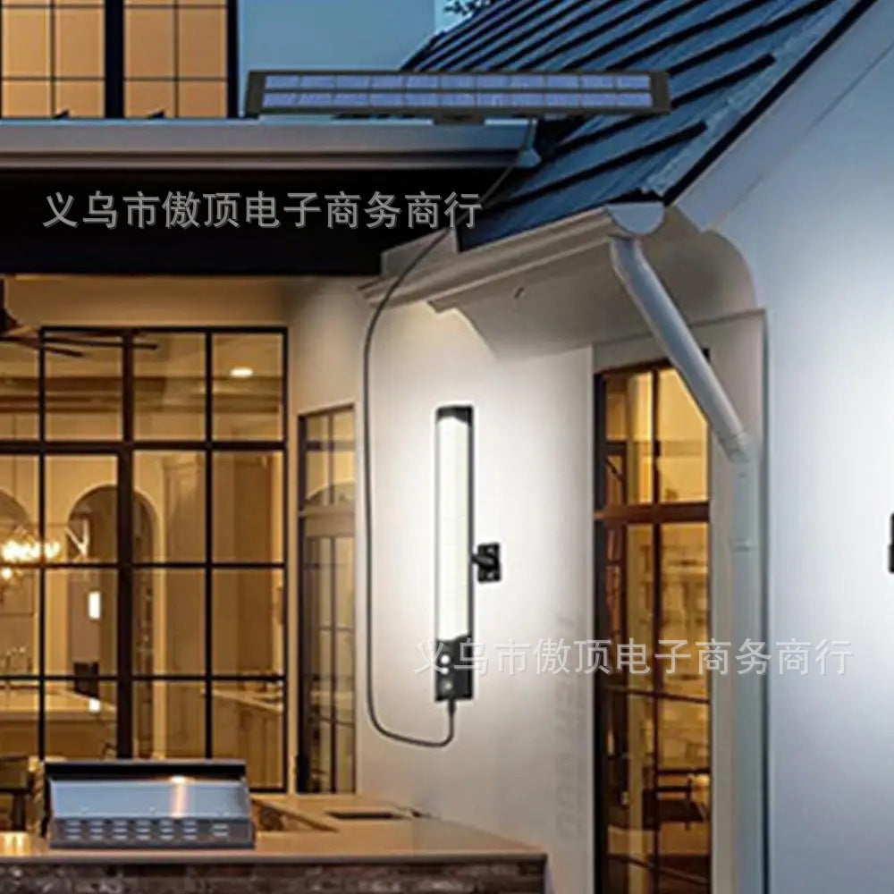 Outdoor Solar Human Body Sensor Street Light Split Light Household Waterproof Wall Light Courtyard Landscape Garage Lighting