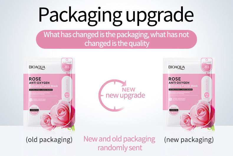 Full English Mask30gBIOAOUA Honey Hydrating Pearl Moisturizing Rose Snail Moisturizing  Foreign Trade Wholesale