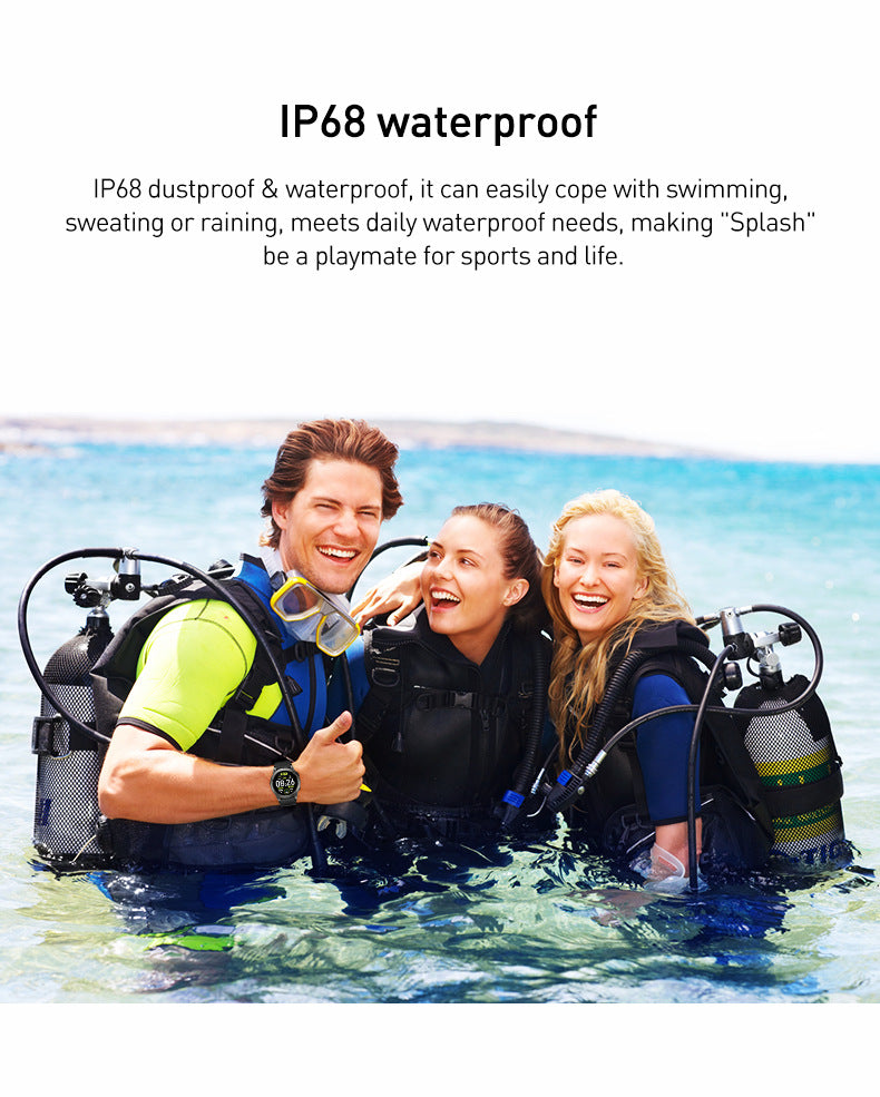 S53Smart Watch1.43inch Bluetooth Call Heart Rate Monitor Pedometer Sleep Monitor GPS Beidou Positioning Three-Proof Sports