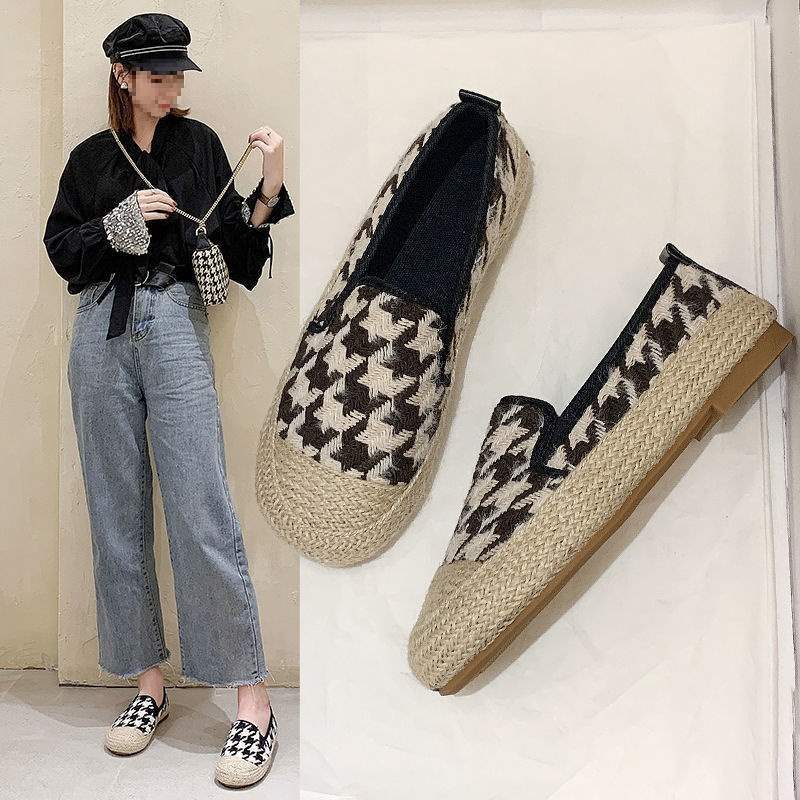 Women's Slip-On Fisherman Shoes Lazy Loafers2025Spring and Autumn New Style Flat Casual Loafers for Women
