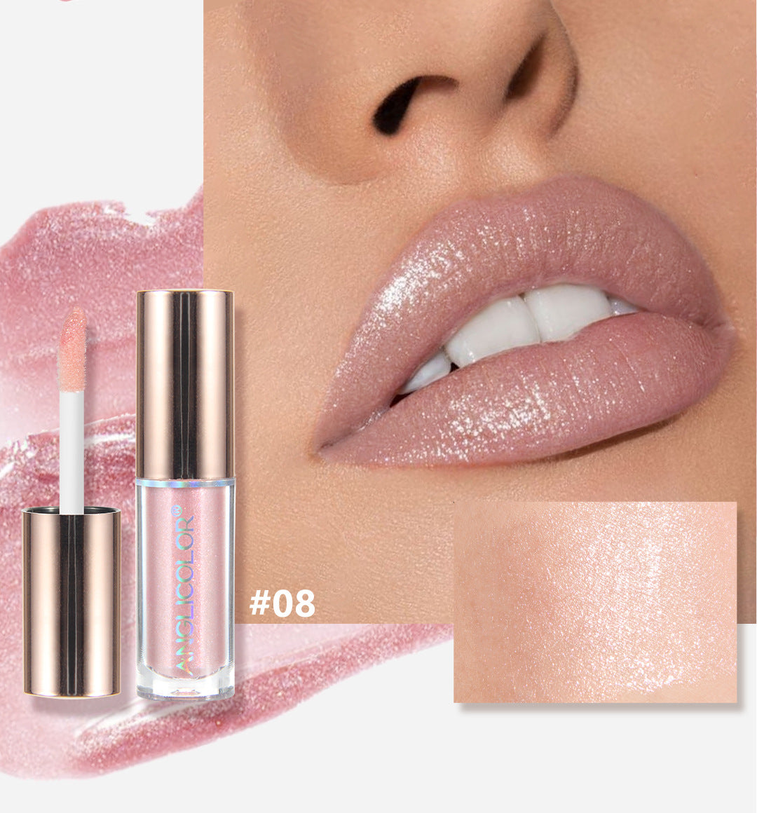 12Color Lip Glaze Set Velvet Matte Matte Lip Gloss Non-Fading Liquid Lipstick European and American Makeup