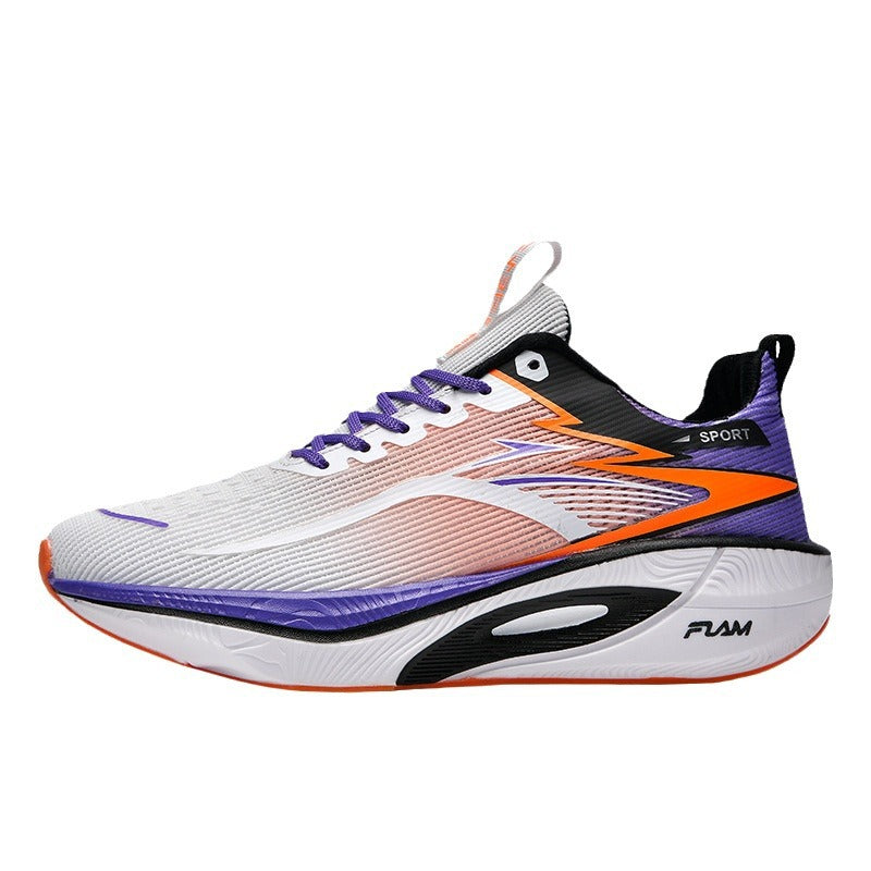 New Jogging Carbon Plate Running Shoes Men Women Couples Breathable Lightweight Marathon Training Outdoor Casual Sports Shoes