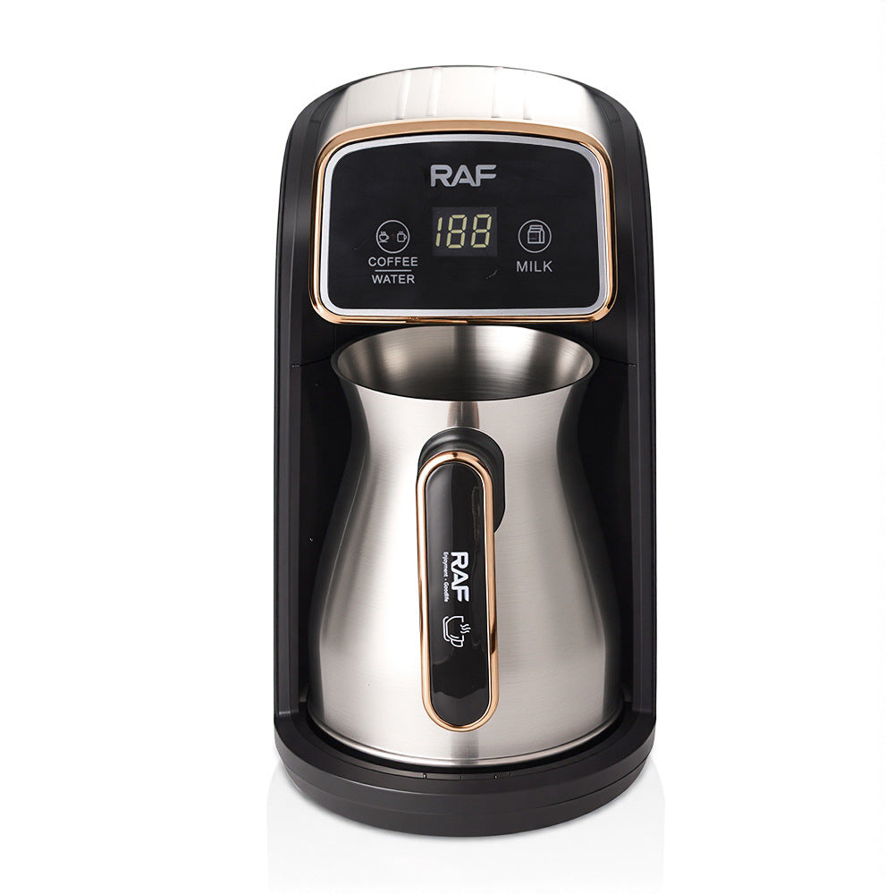 RAF Home Heating Stainless Steel New Turkish Coffee Pot Portable Office Coffee and Tea Maker R156