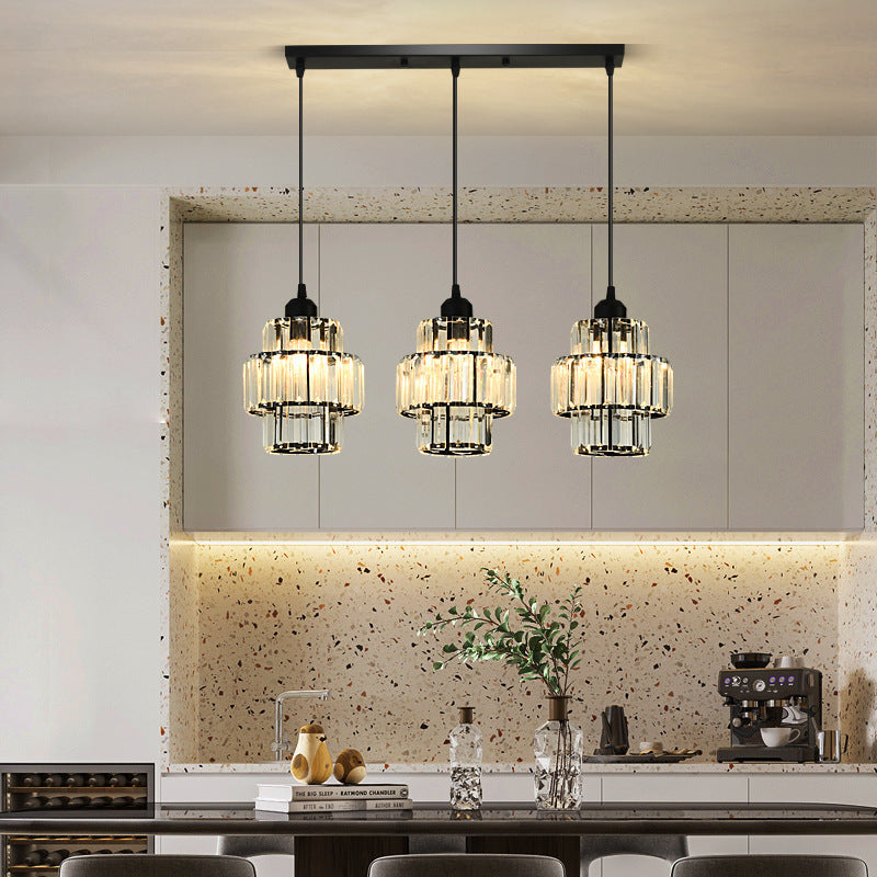 Restaurant Pendant Light Three-Head Modern Minimalist Bar Creative Dining Table Bedroom Unique Living Room Dining Room Grand Nordic Lighting