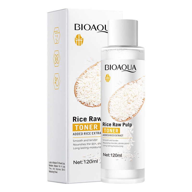 Full English Rice Skincare Set BIOAOUA Rice Puree Series Six-Piece Set Box  Wholesale