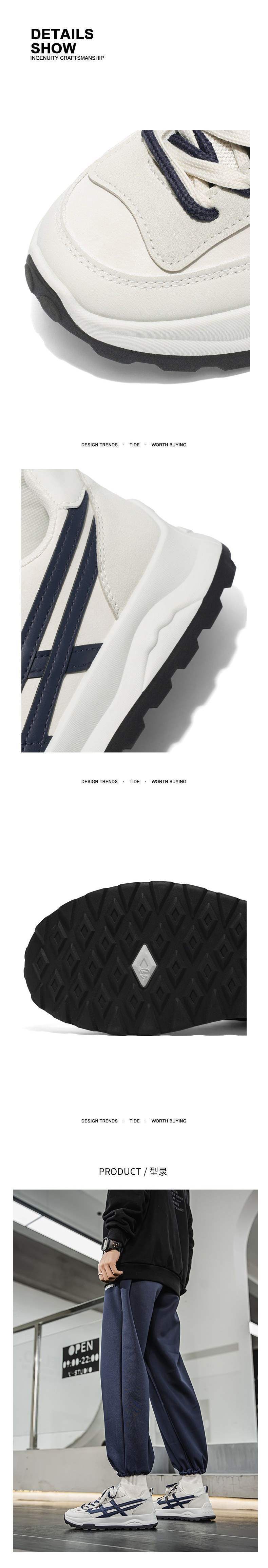 Spring men's shoes2025New Dad Shoes for Men, Youth Casual Running Thick-Soled Sports Trendy Shoes, Sneakers