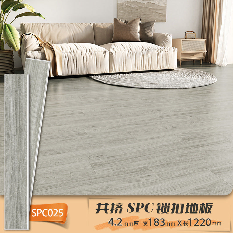 Anti-Slip Waterproof Fireproof Locking Eco-Friendly Flooring Commercial Project spc Stone Plastic Locking Type PVC Stone Crystal Flooring