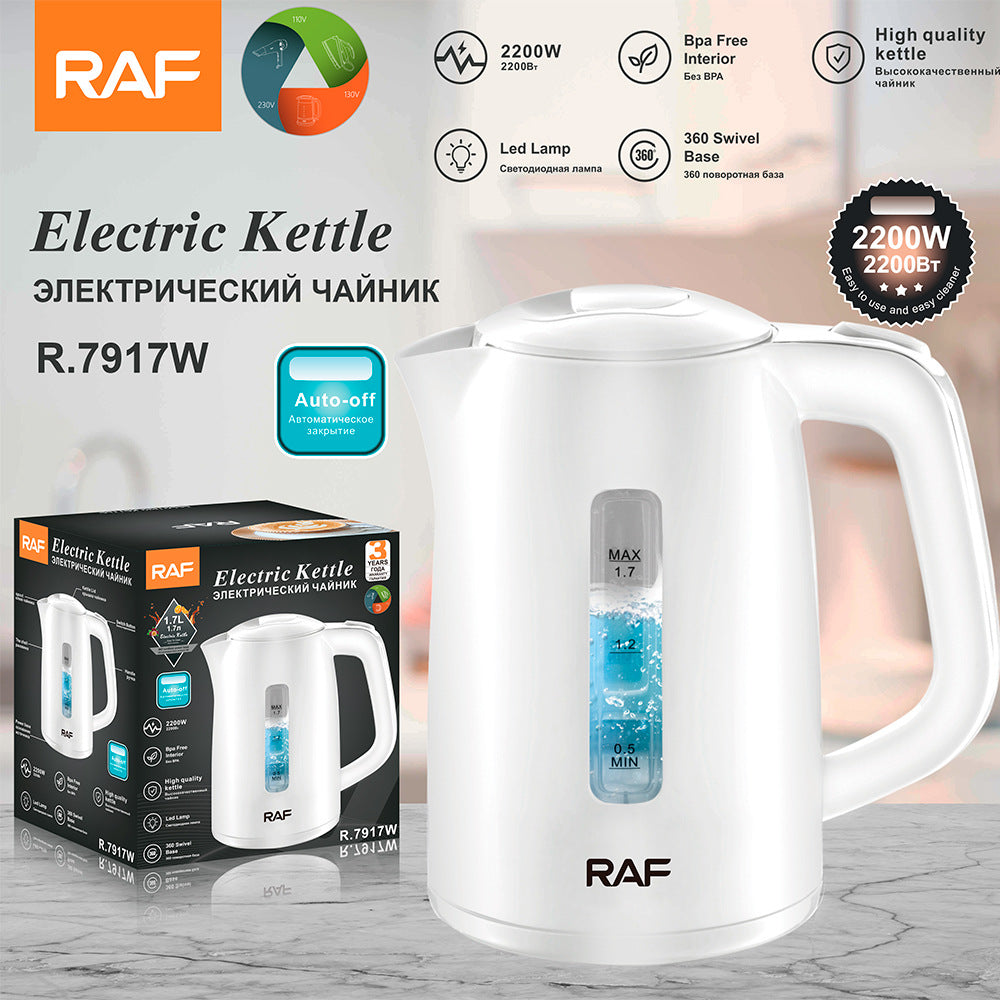 RAF Special Stainless Steel Electric Kettle for Office Health Care, Automatic Power-off, Anti-dry Boiling Kettle R7917