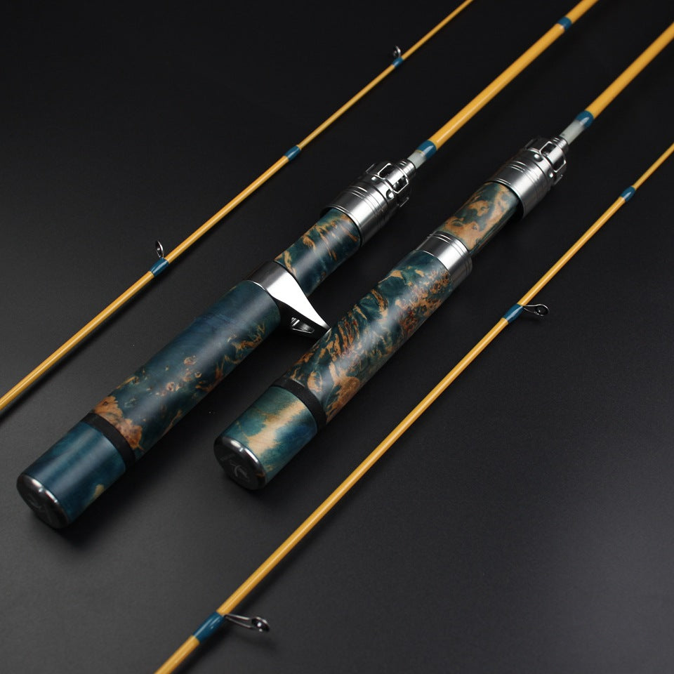 1.4Ultra-light Stream Casting Rod, Soft and Lightweight, Easy to Carry, Four-section Lure Rod for Bass and Panfish Fishing