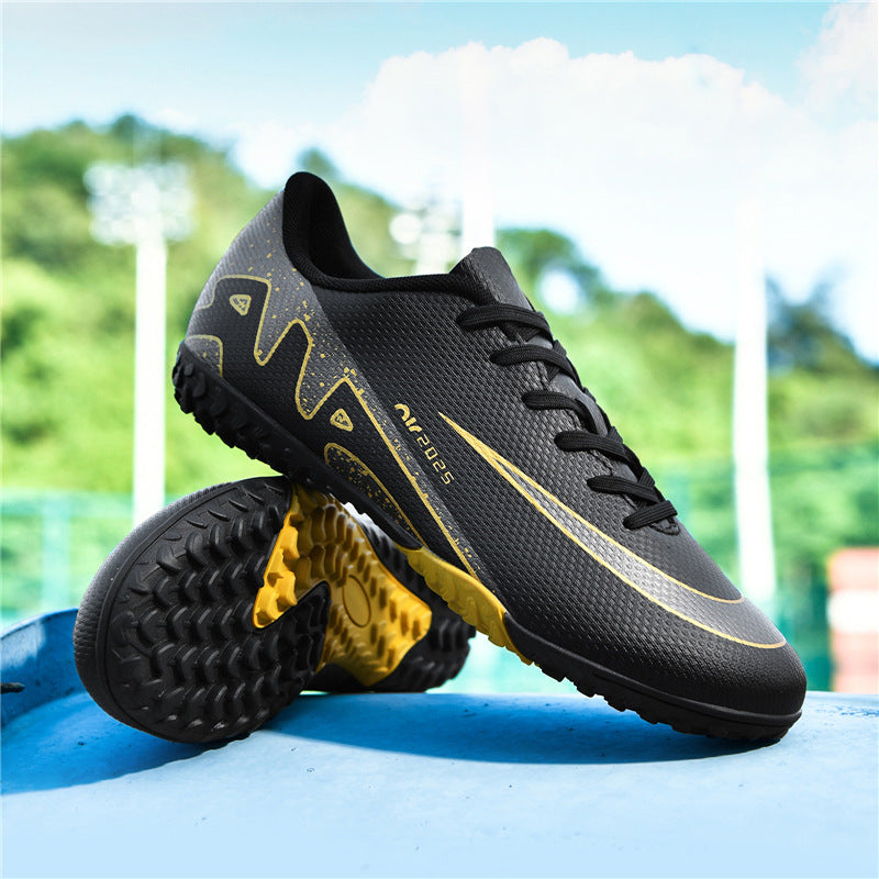 Comfortable football shoes for men and women, teenagers and students AG Spike TF Anti-Slip Breathable Turf Training Sneakers