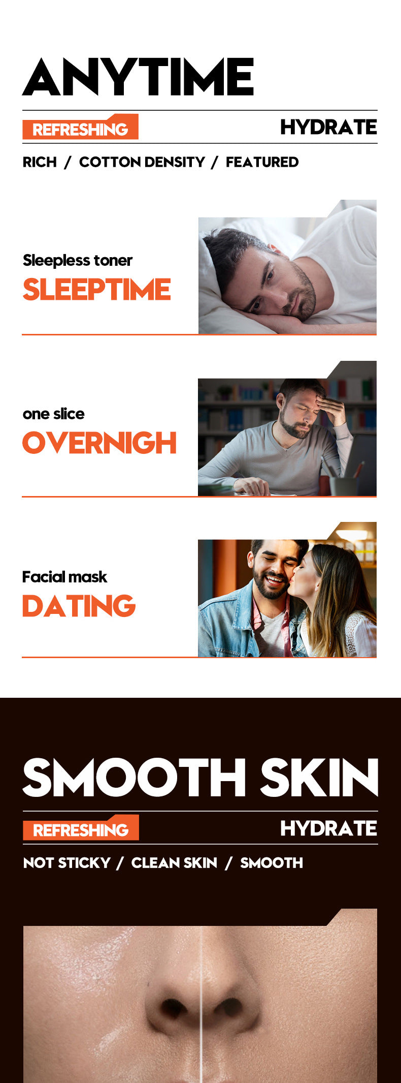 Men's lotion SADOER Cool and Refreshing Men's Vaseline Hydrating Toner Lotion Cross-Border Wholesale