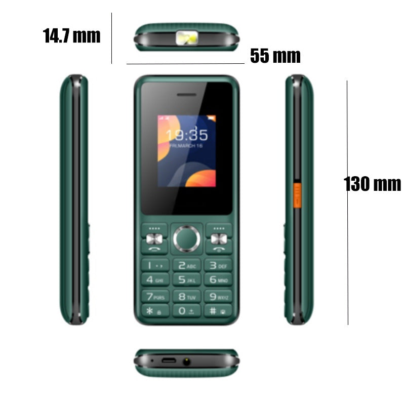 5092 Dual Card GSM 2G Straight board student elderly phone with buttons, camera, and long standby time