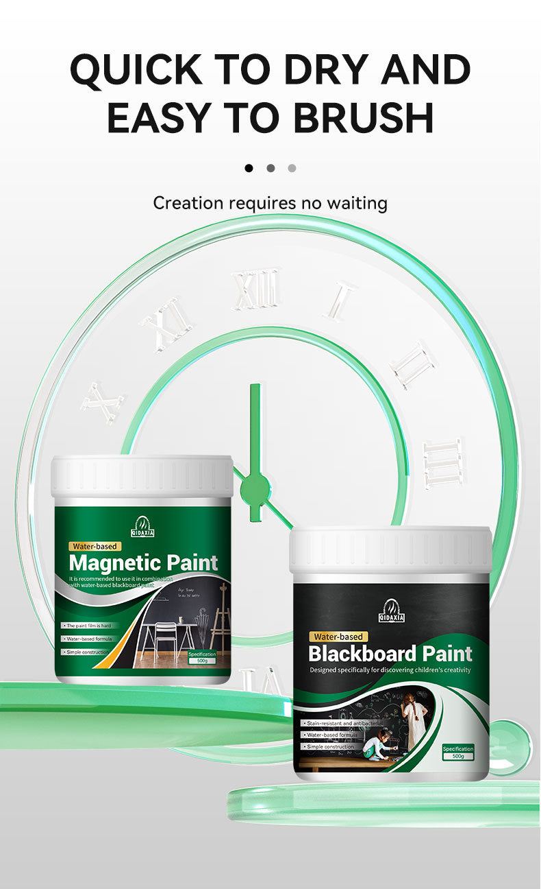 Magnetic Paint Classroom Office Meeting Room Home Wall Paint Coating Kindergarten Room Wall Self-Painting Blackboard Water-Based Blackboard